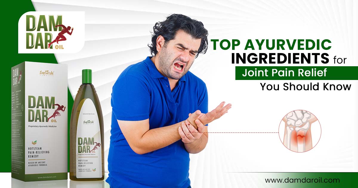 Top Ayurvedic Ingredients for Joint Pain Relief