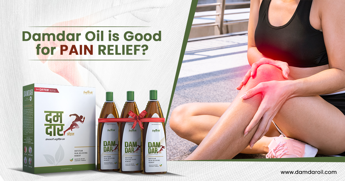 Which oil is good for pain relief?